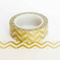 gold-chevron-washi-tape